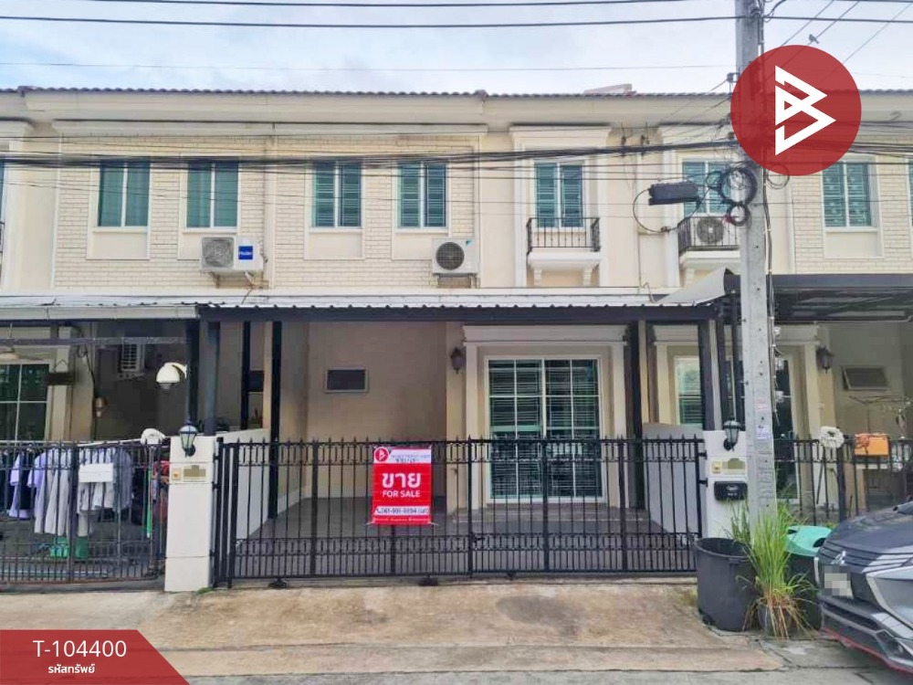 For SaleTownhouseSamut Prakan,Samrong : Urgent sale, townhouse, Pruksa Ville Village 102, Bangna-ABAC, Samut Prakan