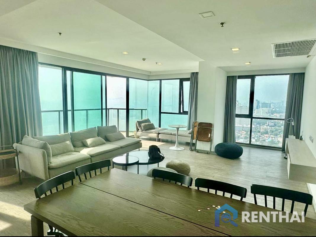 For SaleCondoPattaya, Bangsaen, Chonburi : Luxurious 3bed Aeras Condo in Pattaya; Fully Furnished, Gym, Pools, Security- 19.5M Thb