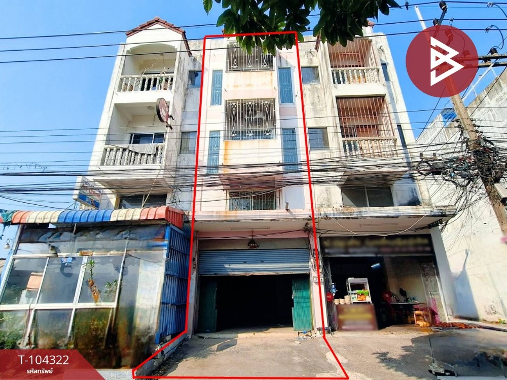 For SaleShop HousePathum Thani,Rangsit, Thammasat : Commercial building for sale, 3 floors, area 17 square wah, Thanyaburi, Pathum Thani