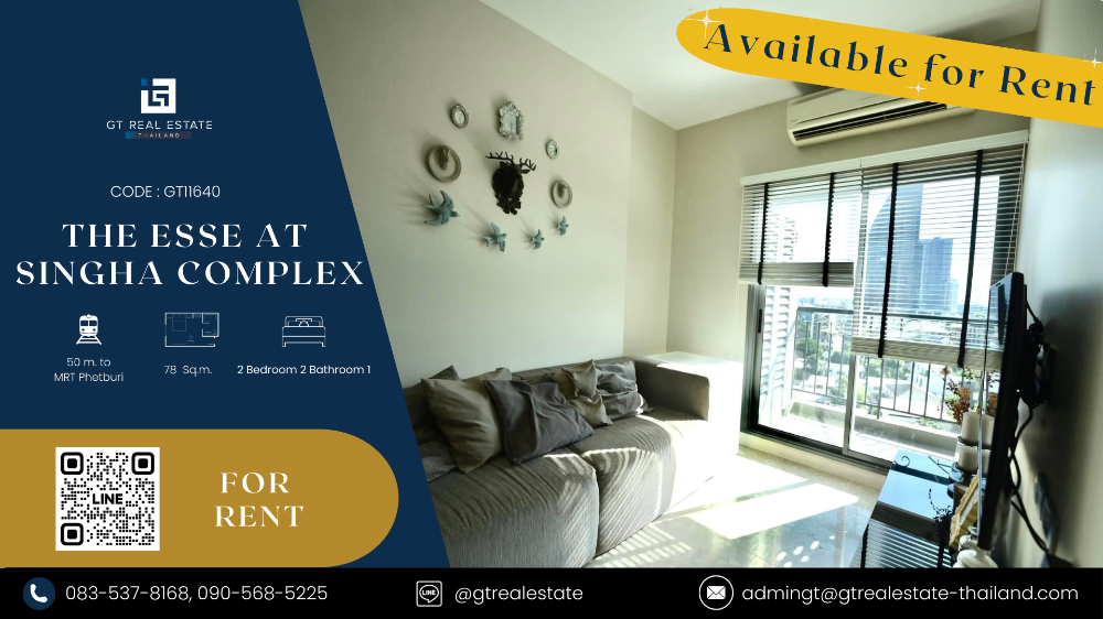 For SaleCondoSukhumvit, Asoke, Thonglor : Condo The Crest Sukhumvit 34, beautiful room, fully furnished, ready to sell