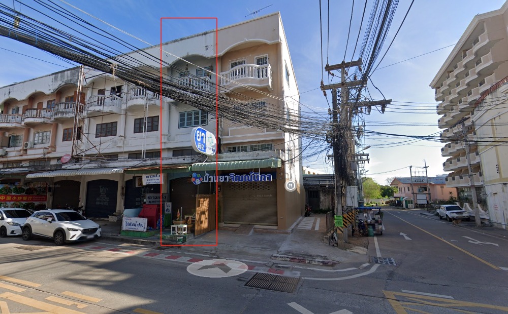 For SaleShophousePattaya, Bangsaen, Chonburi : Commercial building, near Phothisan, only 4.9 million baht.