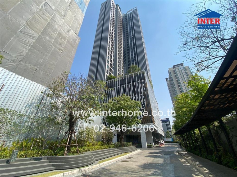 For SaleCondoBang Sue, Wong Sawang, Tao Pun : Condominium 27.53 sq.m. The Privacy Tao Poon Interchange, near Tao Poon BTS Station, Bangkok-Nonthaburi Road, Vibhavadi Road, Bang Sue District, Bangkok