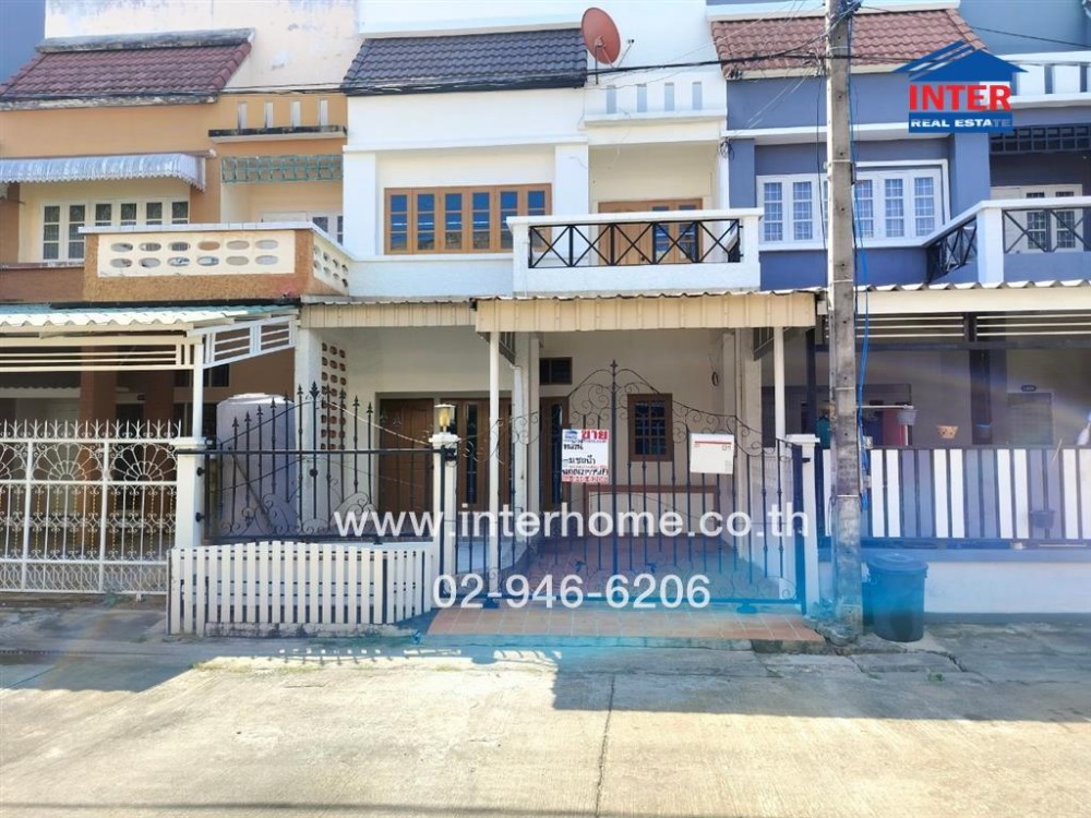 For SaleTownhousePathum Thani,Rangsit, Thammasat : 2-storey townhouse, 27 sq m, Chomfa Rangsit-Khlong 2 Village, Soi Rangsit-Nakhon Nayok 64, Kanchanaphisek Road, Rangsit-Nakhon Nayok Road, Thanyaburi, Pathum Thani