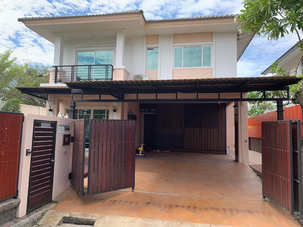 For RentHouseLadkrabang, Suwannaphum Airport : Single house for rent The Plant2 (Ring Road-Rama 9) near Suvarnabhumi Airport, Airport Link Lat Krabang