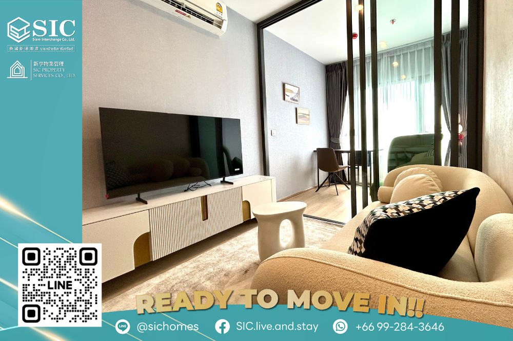 ให้เช่าคอนโดคลองเตย กล้วยน้ำไท : Condo for Rent: Life Rama4 - Asoke ✨ Brand-new unit, beautifully decorated and fully furnished, ready to move in!