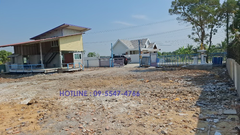 For SaleLandPathum Thani,Rangsit, Thammasat : ET-M7-L001_(For sale) 2-storey detached house with 200 sq m of land, good location, ready to move in._09 5547 4766