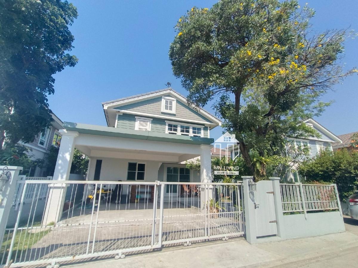 For RentHouseBangna, Bearing, Lasalle : Detached House for Rent Chiyaphurek Bangna-KM.7 Village, near Mega Bangna