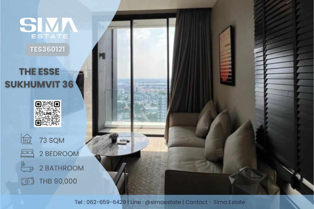 For RentCondoSukhumvit, Asoke, Thonglor : For rent ☁️The Esse Sukhumvit 36☁️Beautiful room, luxury condo with electrical appliances☀️