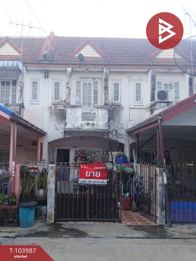 For SaleTownhouseMin Buri, Romklao : Townhouse for sale, DD House Village, Nong Chok, Bangkok