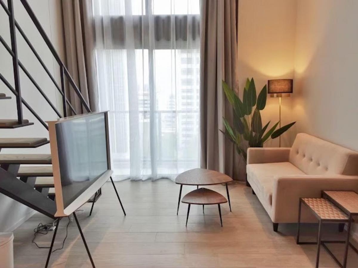 ให้เช่าคอนโดสีลม ศาลาแดง บางรัก : The Lofts Silom (Hybrid-1BR) 35k