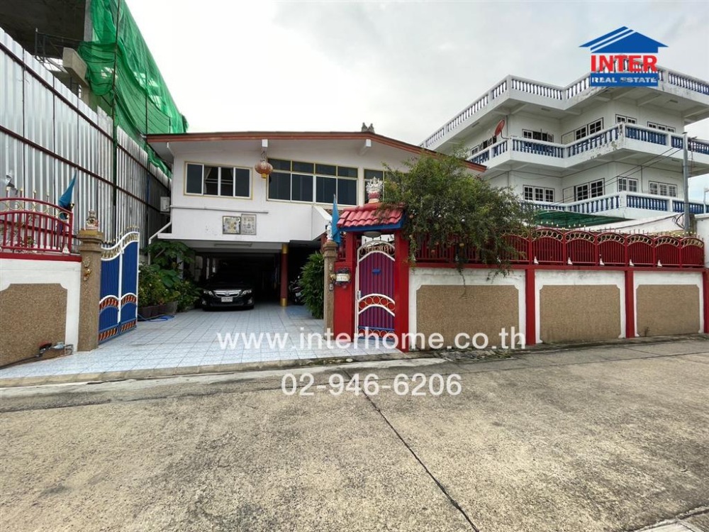 For SaleLandRatchadapisek, Huaikwang, Suttisan : Land with a detached house, 94 sq.w. Land with a detached house, Soi Inthamara 39, Intersection 1, land near the Sutthisan MRT station, Vibhavadi Rangsit Road, Sutthisan Winitchai Road, Din Daeng District, Bangkok