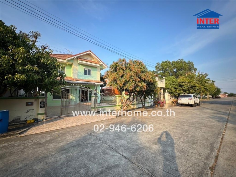 For SaleHousePathum Thani,Rangsit, Thammasat : 2-storey detached house, 76.9 sq.w., Poonsuk Village, Rangsit-Khlong 3, Rangsit-Nakhon Nayok Road, Khlong 3 Road, Khlong Luang, Pathum Thani