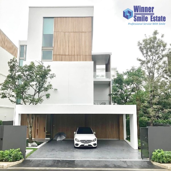 For RentHousePattanakan, Srinakarin : Large single house for rent, VIVE Rama 9, Krungthep Kreetha Road, near Wellington International School