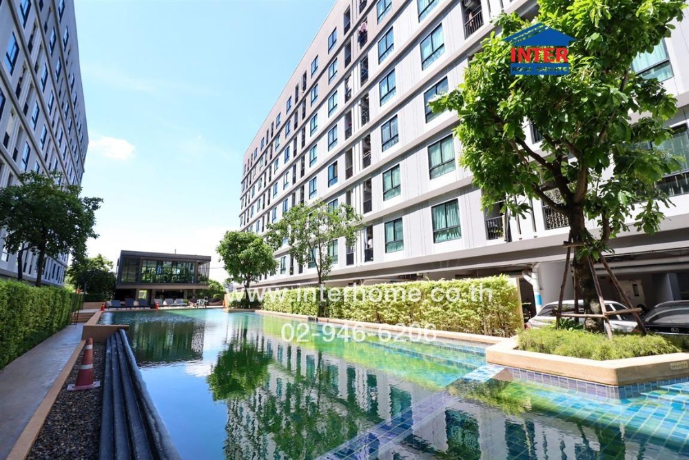 For SaleCondoSeri Thai, Ramkhamhaeng Nida : Condominium 23.09 sq.w., Union Ramkhamhaeng-Seri Thai, Building B, near The Mall Bangkapi, between Soi Seri Thai 10-12, Seri Thai Road, Ramkhamhaeng Road, Bueng Kum District, Bangkok