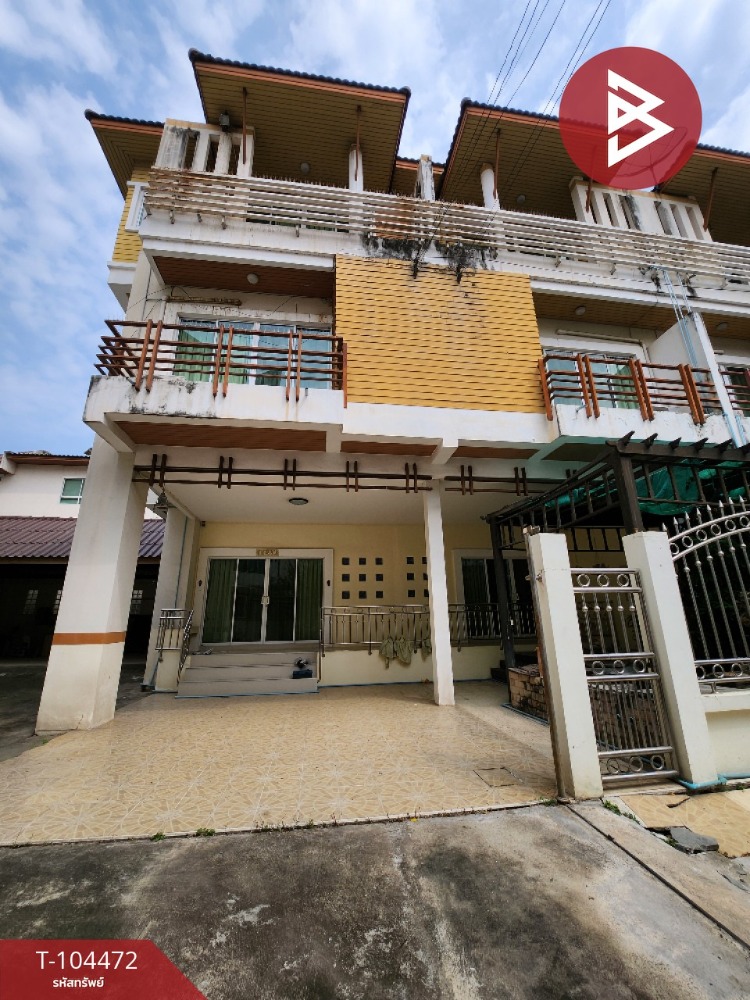 For SaleTownhouseMahachai Samut Sakhon : Townhouse for sale, Rinrada Village, Bang Ya Phraek, Samut Sakhon