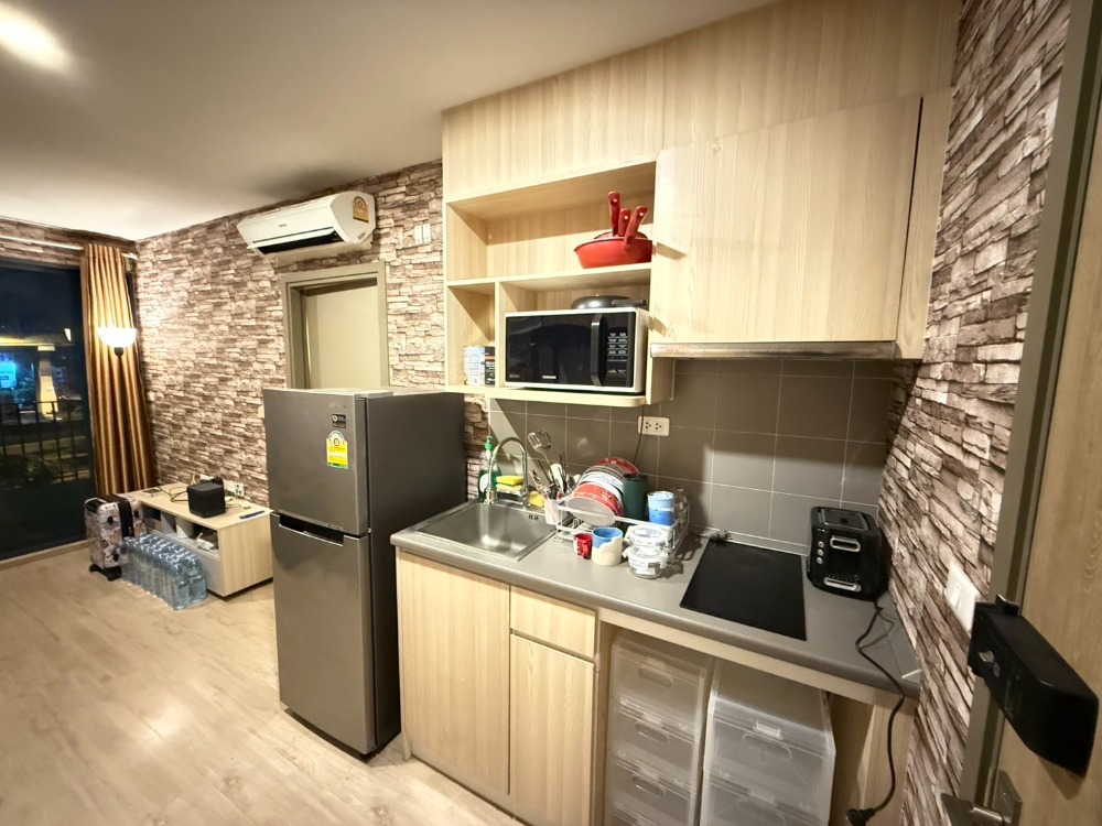 For RentCondoBangna, Bearing, Lasalle : 🔥For rent: Condo Ideo O2 BTS Bangna, 1 bedroom, 32 sq m, 7th floor, good location, on the main road, next to BTS Bangna and BTS Udomsuk.