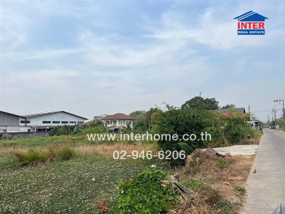 For SaleLandMin Buri, Romklao : Land 2 rai 162 sq.w., vacant land near Mahanakorn University, Soi Chueamsamphan 25, Liapwaree Road, Nong Chok District, Bangkok