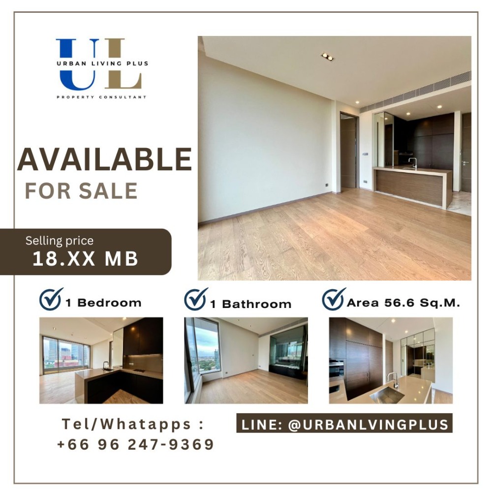 For SaleCondoSilom, Saladaeng, Bangrak : ( U20250127200 ) Tel/Line 096-2479369✨RARE ITEM FOR SELL SALADAENG ONE ✨1 bedroom, 1 bathroom, 56.6 Sq.M., New room, Special Deal!!