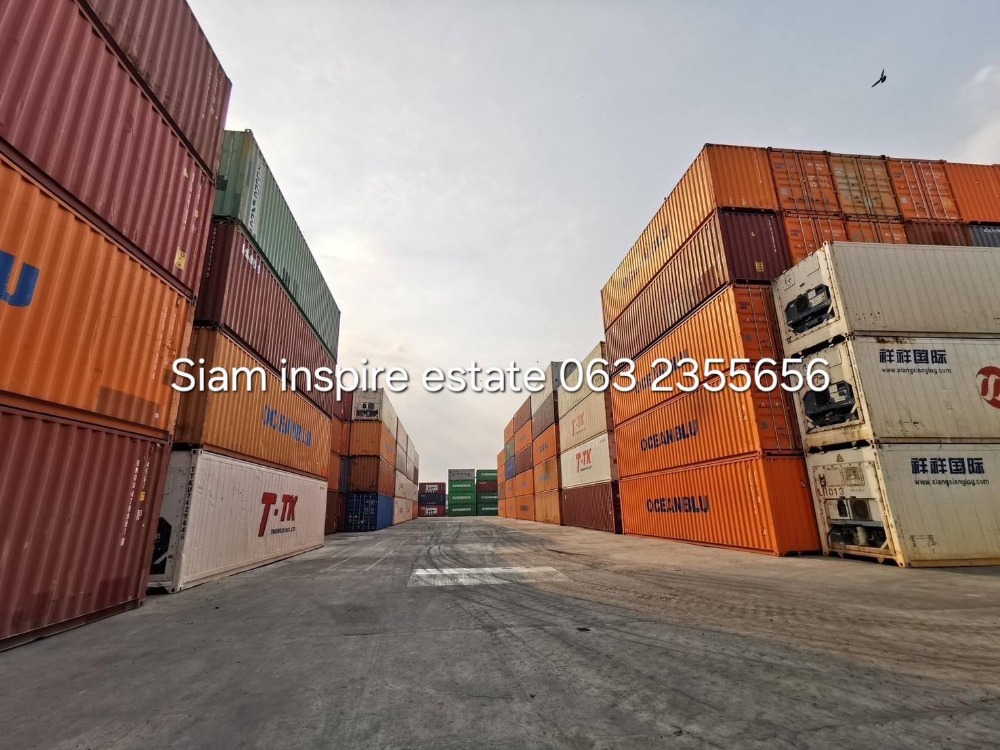 For SaleLandSriracha Laem Chabang Ban Bueng : Land for sale with container yard - Located Tumbon NongKam , Sri racha , Chonburi  - Land size 20 rai