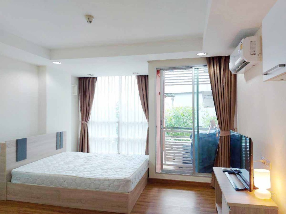 For RentCondoRatchadapisek, Huaikwang, Suttisan : Condo for rent The Kris Extra 4 Price 12,000 Baht Size 27 Sq.m.Bedroom Studio Floor 3 Building 4