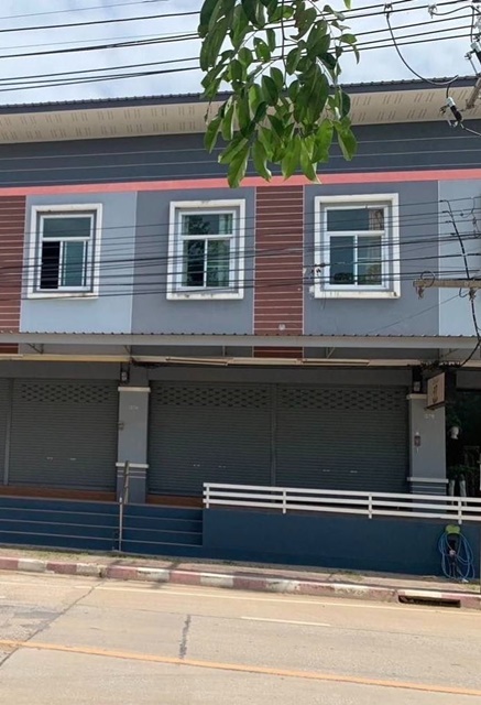 For RentShop HouseKamphaeng Phet : Sukhapiban Khlong Khlung fresh market 600 m. For rent 2-storey commercial building 2 bed 2 bath next