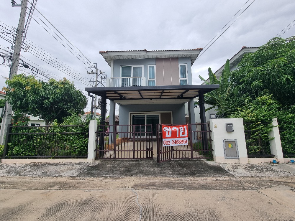 For SaleHouseRama5, Ratchapruek, Bangkruai : Supalai Ville Village, Wongwaen-Bangyai, corner house, cheapest price in the village