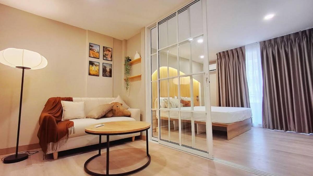 For SaleCondoLadprao101, Happy Land, The Mall Bang Kapi : Urgent sale 🔥 Condo City Villa (Lat Phrao 130) size 32 sq m., 2nd floor, price 1.29 million, near BTS Lat Phrao 101, only 250 meters, beautiful room 💯💯