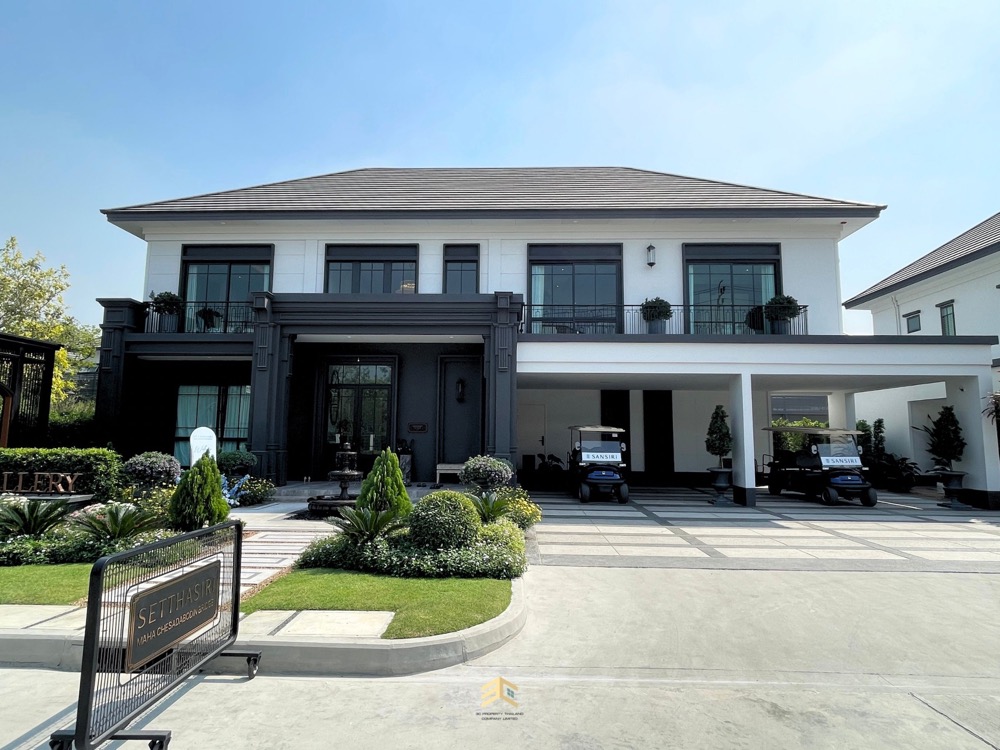 For SaleHouseRama5, Ratchapruek, Bangkruai : Luxury house, new project 📍Setthasiri Saphan Maha Chetsadabodin 🔥 Special price 15.8 million 🔥 (This price is the last plot left)