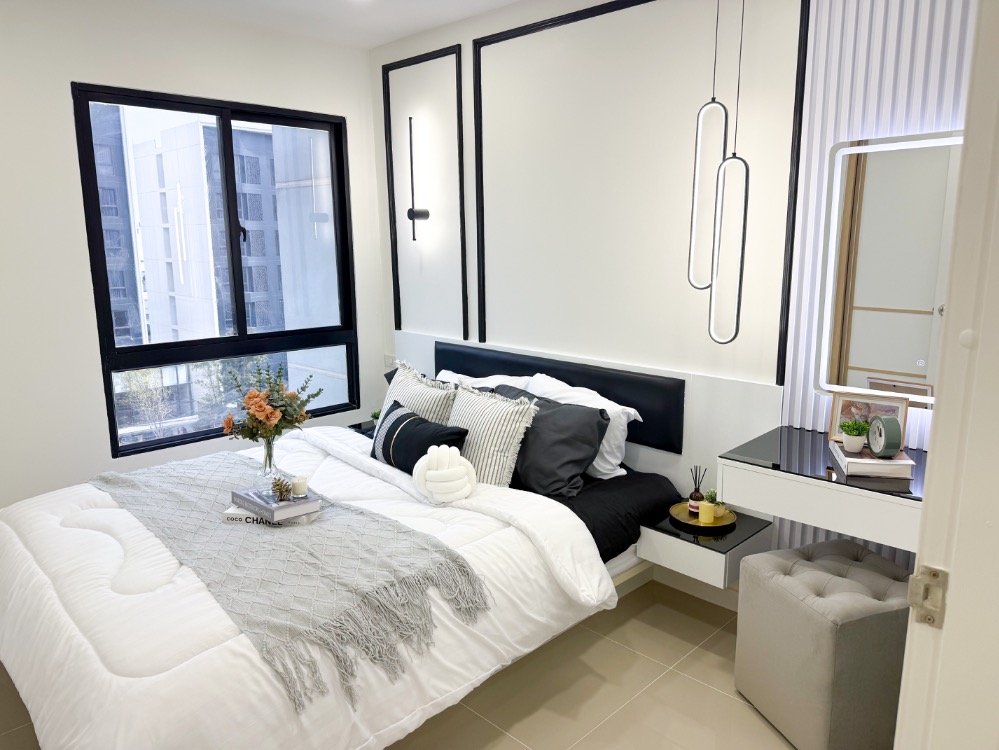 For SaleCondoBangna, Bearing, Lasalle : 1 bedroom condo in Bangna area, newly decorated, iCondo Sukhumvit 105