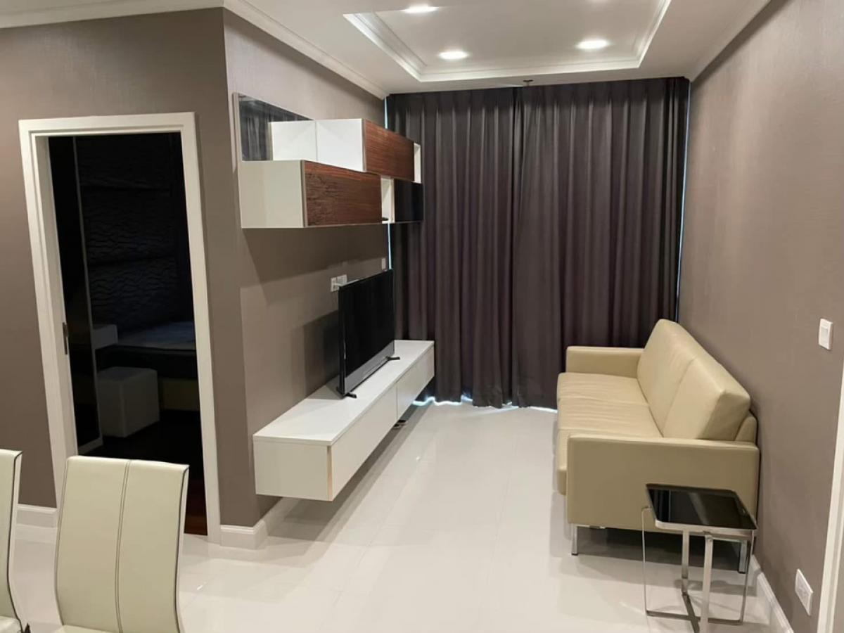 For RentCondoSamut Prakan,Samrong : (Owner Post) Condo for The Metropolis Samrong Interchange 2 bedrooms, 1 bathroom, BTS, Samrong 0 meters, Ferr+Electric Appliances, high floor, corner room, city view