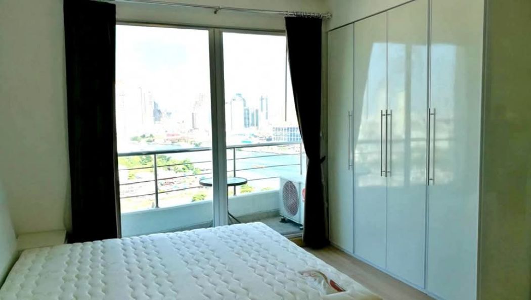 For RentCondoWongwianyai, Charoennakor : Condo for rent, Supalai River Place Charoen Nakhon, 25th floor, size 35 sq m., river view, special price 10,000 baht/month