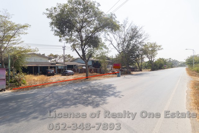 For SaleHouseAyutthaya : Land for sale with house, Talan Subdistrict, Phak Hai District, Ayutthaya Province, on the main road