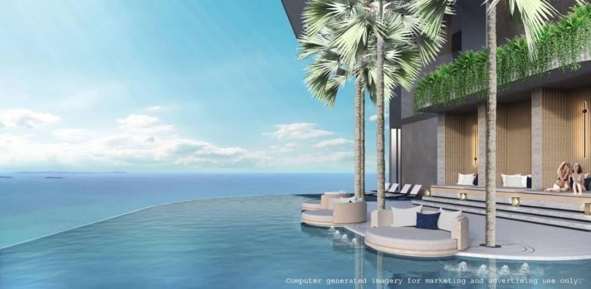 For SaleCondoPattaya, Bangsaen, Chonburi : SALE | NEW PROJECT | ONCE WONGAMAT | 1 BR  | 53.87 sq.m.Wongamat North Pattaya