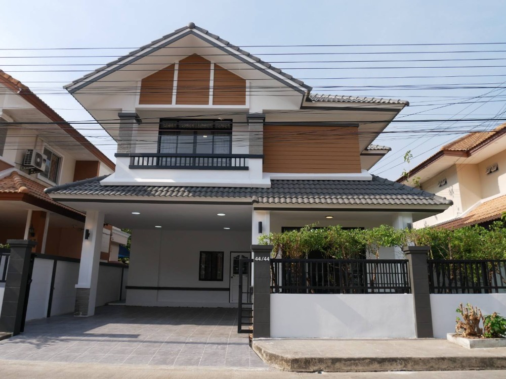 For SaleHouseMin Buri, Romklao : S2889 For sale: 2-storey single house, newly renovated, Phanasan Garden Home Village 8 (Nimit Mai Road, Soi 12)