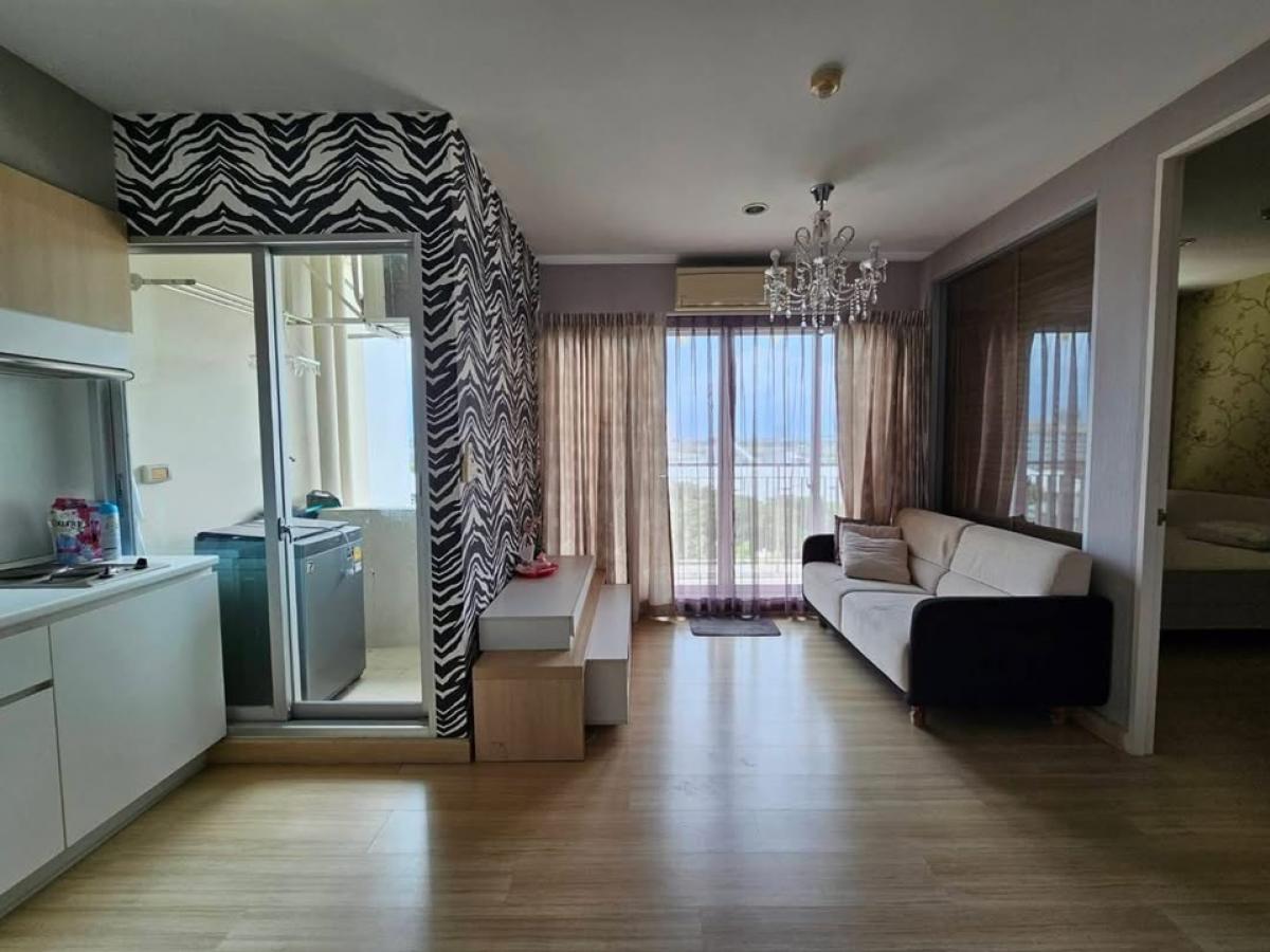 For RentCondoBangna, Bearing, Lasalle : Main topic: 🌱For rent The Parkland srinakarin lakeside (The Parkland Srinakarin Lakeside) 🛏️ 1 bedroom 🛁 1 bathroom 🛋️ 1 living room, size 36 sq m., Building 2, 8th floor ✨ Price 8,500 baht ✨