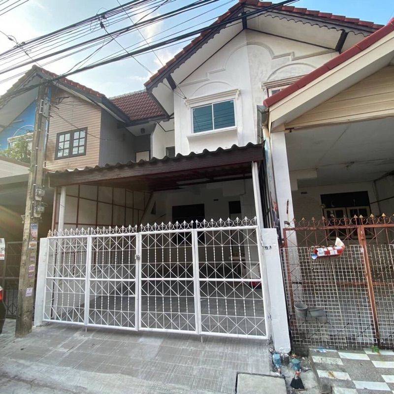 For RentTownhouseNawamin, Ramindra : ⚡ For rent, 2-storey townhouse, Soi Ram Intra 40, Intersection 8, near BTS, size 16.50 sq m. ⚡