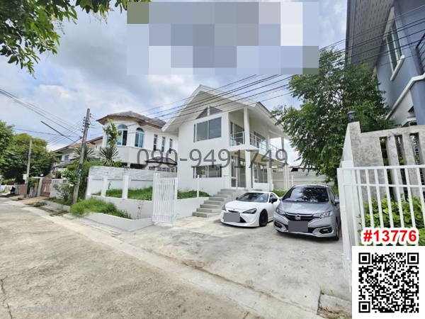 For RentHousePhutthamonthon, Salaya : For rent: 2-storey detached house, Green Ville-Chuan Chuen Village, Phutthamonthon Sai 2, fully furnished and ready to move in