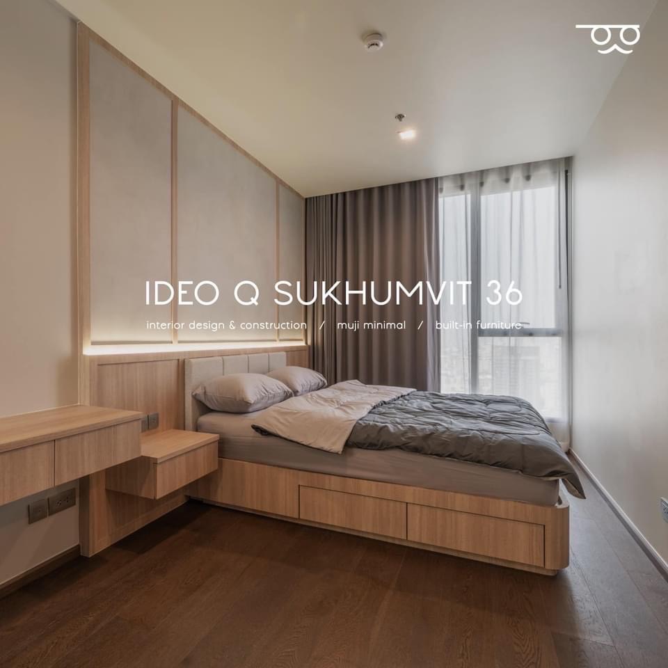 ให้เช่าคอนโดสุขุมวิท อโศก ทองหล่อ : for rent IDEO Q sukhumvit 36//1b1b//48 sq.m