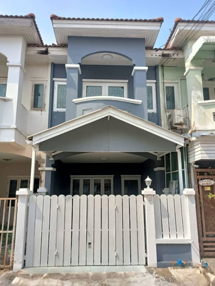 For SaleTownhouseRama5, Ratchapruek, Bangkruai : Townhouse for sale, Siriwan-Chuanchom Village, Bang Bua Thong, area 16 sq m, 3 bedrooms, 2 bathrooms