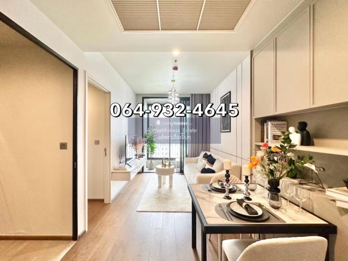 ขายคอนโดสุขุมวิท อโศก ทองหล่อ : Ideo Q Sukhumvit 1 Bedroom 45 sq.m ห้องครัวปิด ติดต่อ 064-932-4645 KEn