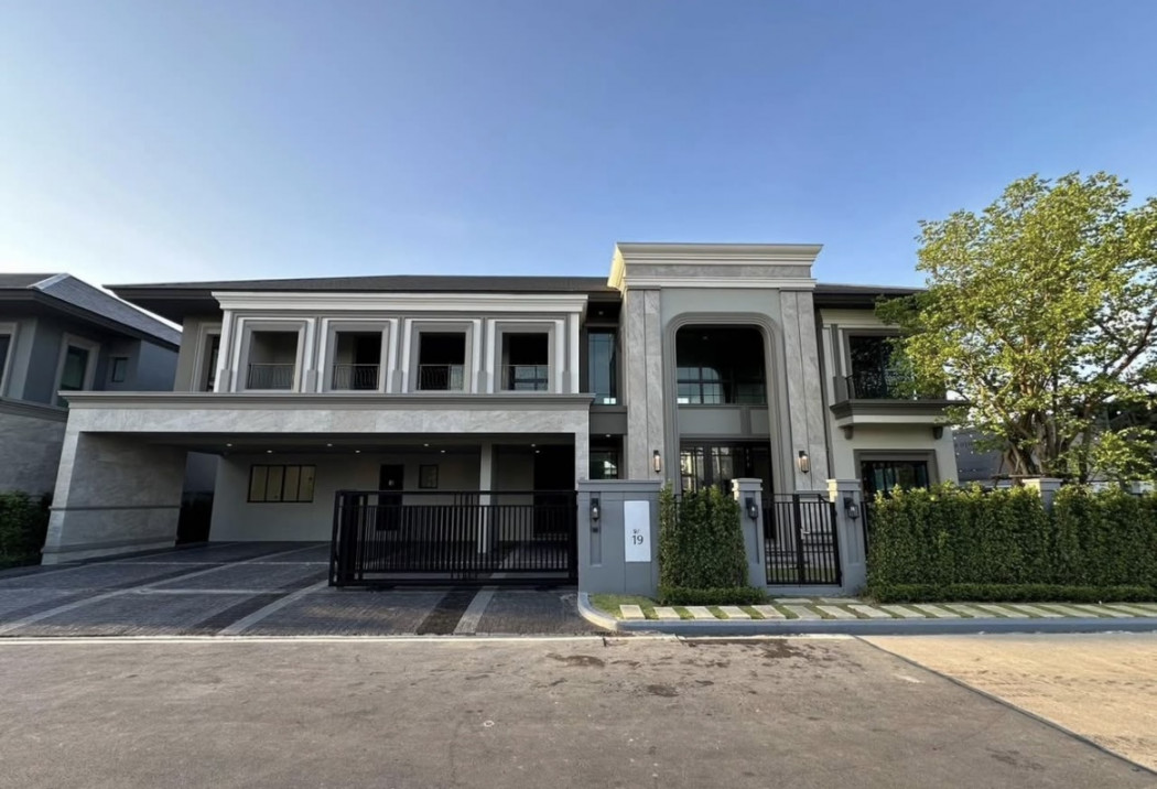 For RentHouseLadkrabang, Suwannaphum Airport : For rent, luxury house, Grand Bangkok Boulevard, Krungthep Kreetha, 5 bedrooms