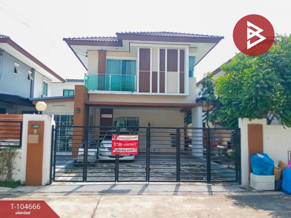 For SaleHousePathum Thani,Rangsit, Thammasat : For sale: Twin house, Baan Fah Piyarom project, Tendo, Lam Luk Ka, Pathum Thani