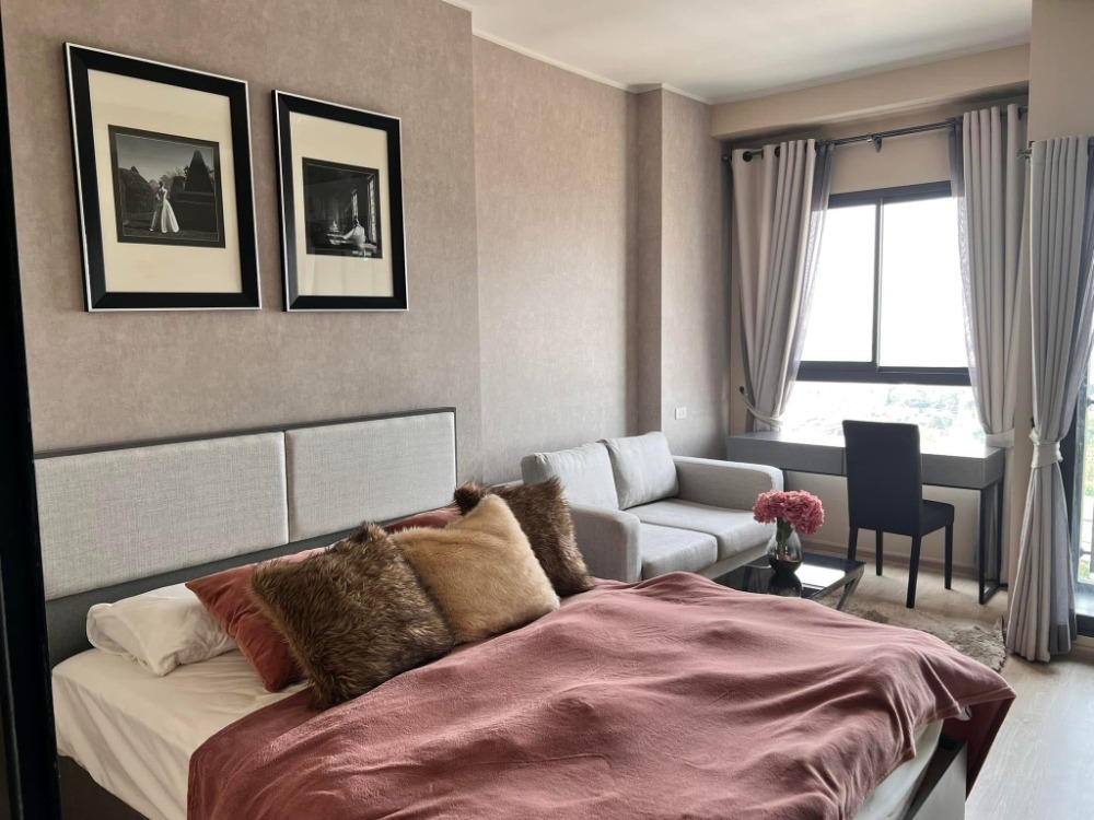 For RentCondoRama9, Petchburi, RCA : [💥𝐑𝐄𝐍𝐓 𝐍𝐎𝐖] IDEO NEW RAMA9 Beautiful condo with furniture, great location, Ekkamai-Thonglor, only 15 minutes, ready to move in 🏢