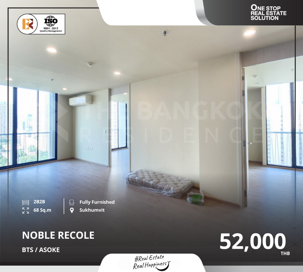 For RentCondoSukhumvit, Asoke, Thonglor : Noble Recole Beautiful Condo, Great Price, Near BTS Asoke