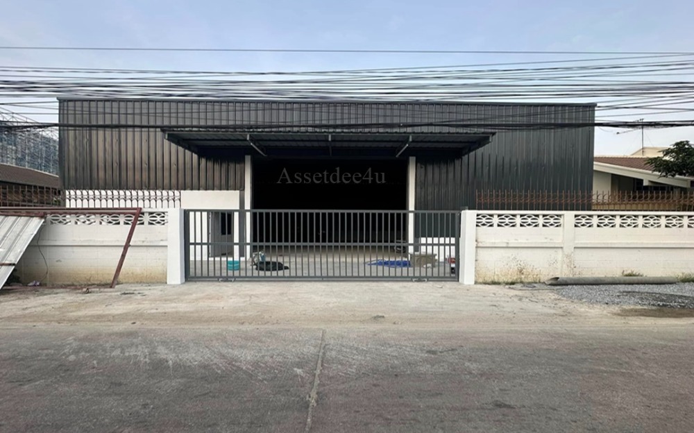 For RentWarehouseNawamin, Ramindra : Warehouse near expressway, Warehouse in Watcharapol area AW460, Warehouse for rent near Ram Intra, Warehouse with office, area 200 sq m., near Watcharapol intersection