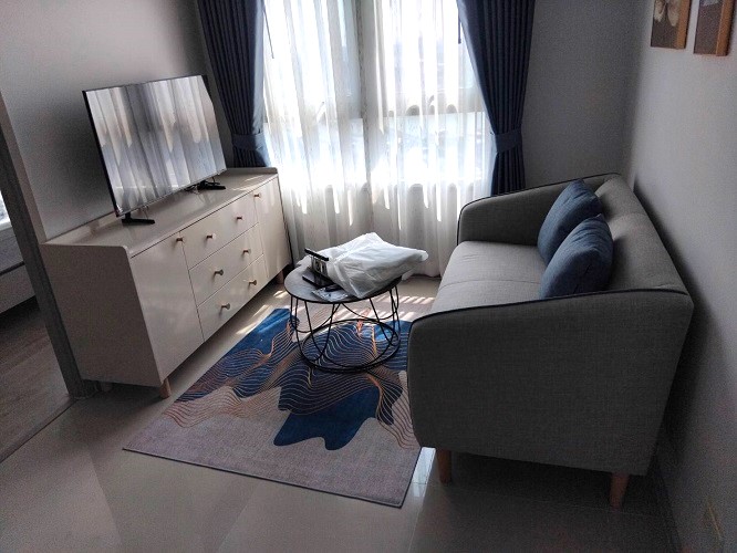 For RentCondoRama5, Ratchapruek, Bangkruai : Condo for rent Rich Park Chao Phraya, renovated room, brand new decoration, ready to move in, ready to rent, price 8500 baht, large room 34 square meters.