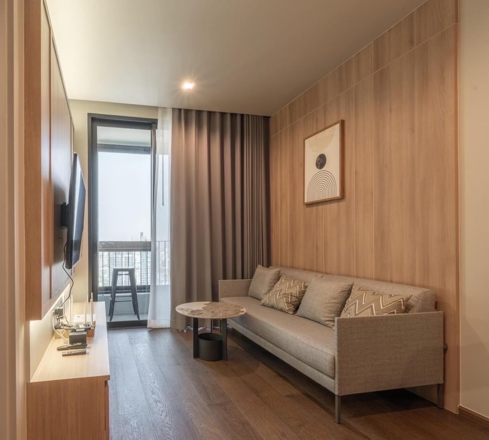 For RentCondoSukhumvit, Asoke, Thonglor : 🌳 For rent Ideo Q Sukhumvit 36, size 48 sq m., 1 bedroom, Building A, high floor, ready to move in, make an appointment to view the room at 0993529495.