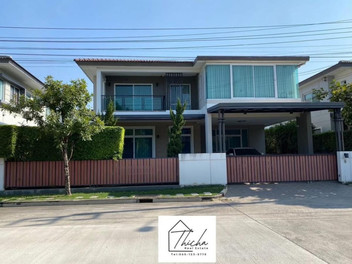 For SaleHouseRama5, Ratchapruek, Bangkruai : Casa Legend Rama 5-Ratchapruek, detached house, Rama 5, modern resort style detached house from QHouse