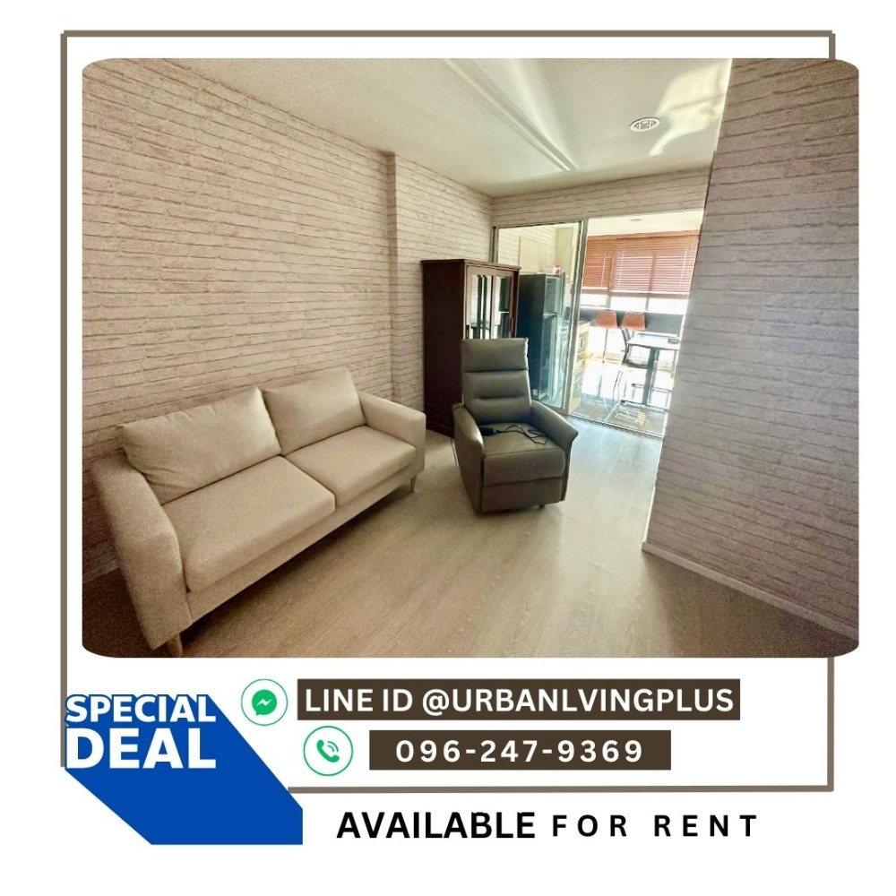 For RentCondoSathorn, Narathiwat : ( U20250131600 ) Tel/Line 096-2479369 ✨ FOR RENT !! Rhythm Sathorn Narathiwas  1 bedroom, size 38 Sq.M. Nice room, Furnished !!!