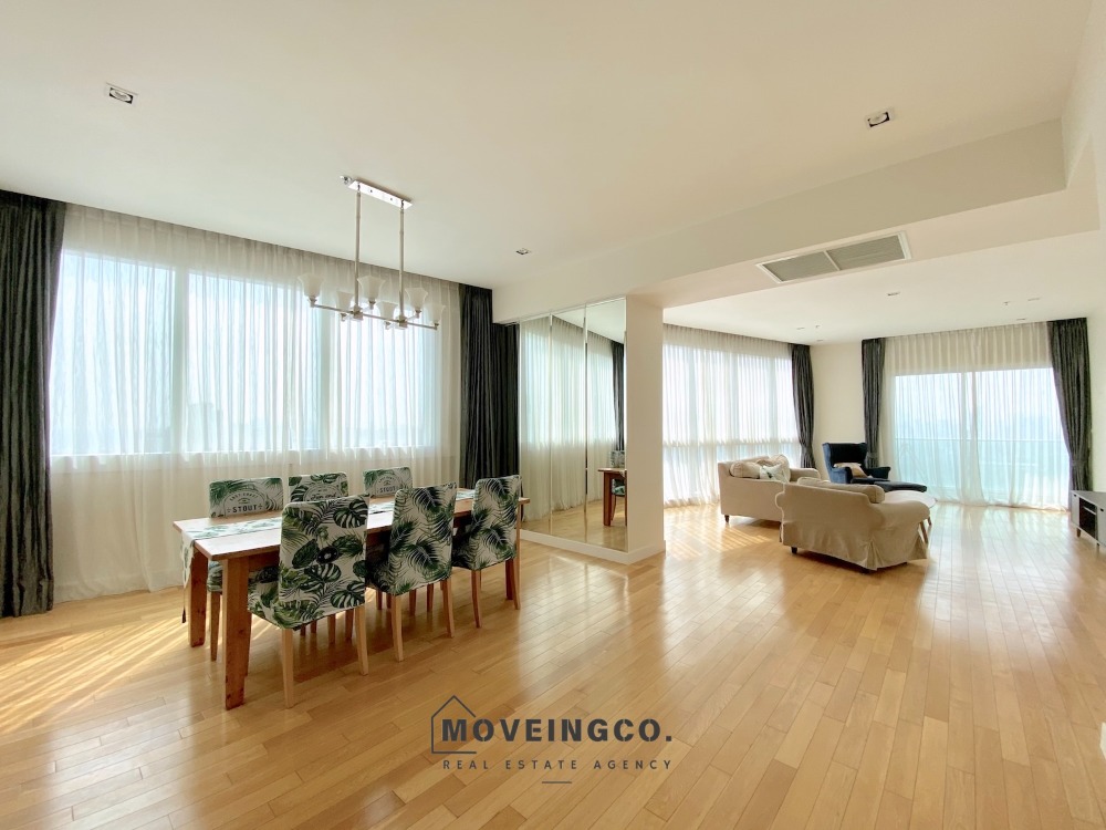 For RentCondoSukhumvit, Asoke, Thonglor : Large 3-Bedroom condo has made room, high floor near Asoke BTS